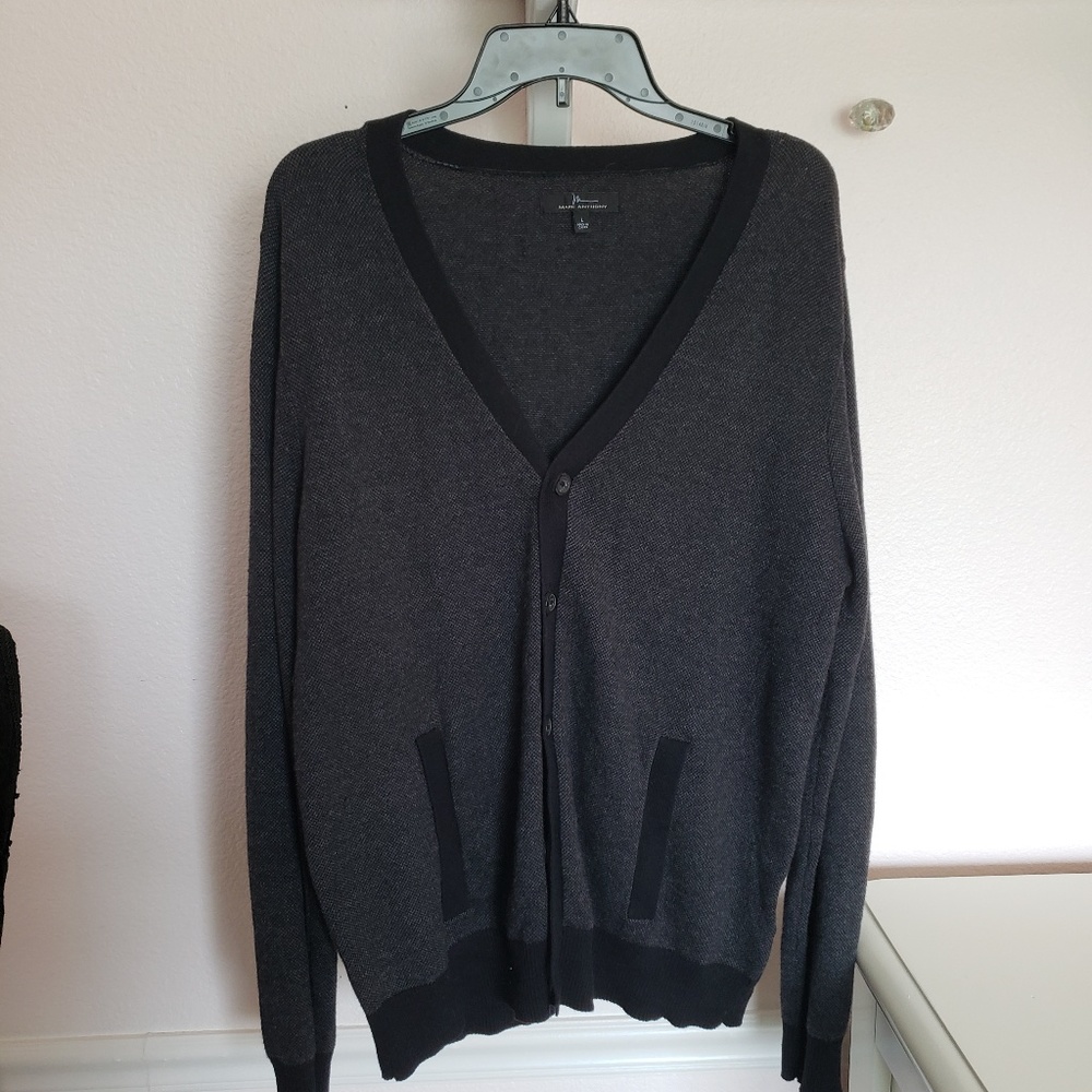 Marc Anthony Black Button Up Cardigan